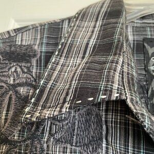 Men's Long Sleeve Dress Shirt by Roar 'Enough Excuses'